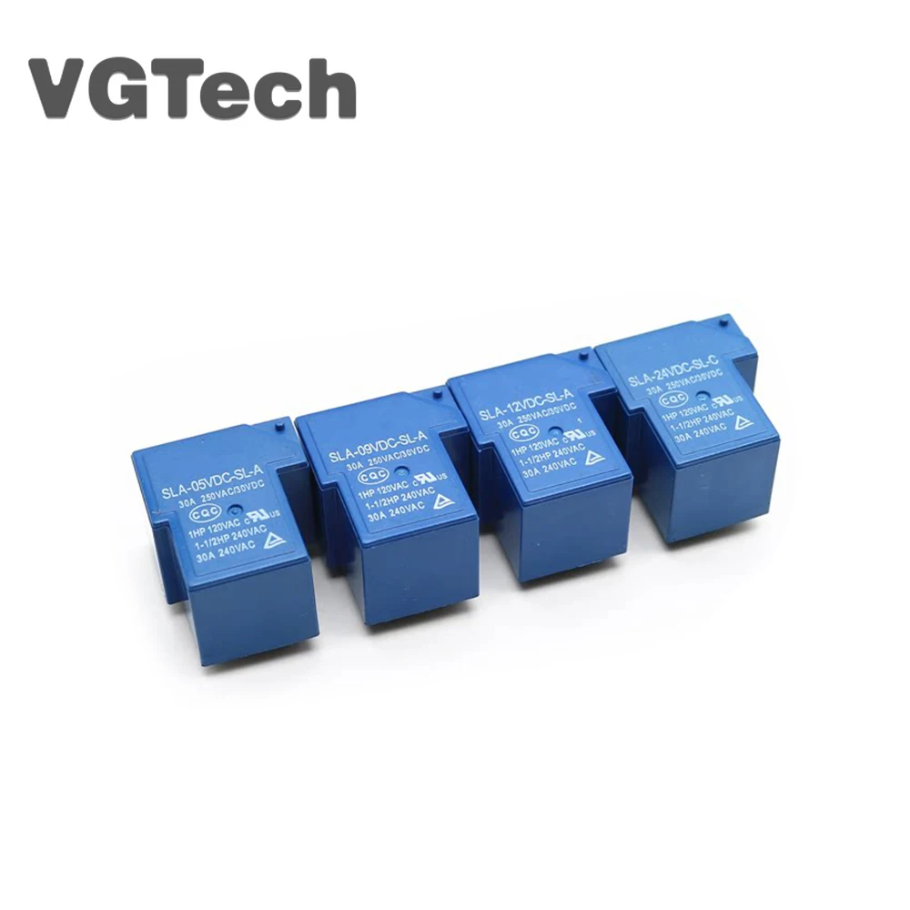 

Реле мощности Φ 5V 12V 24V 48V 30A 5PIN T90 a группа нормально открытых