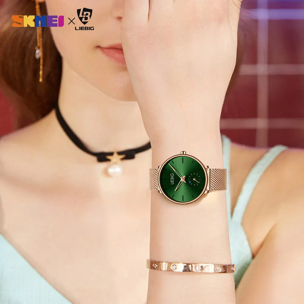 Часы наручные женские кварцевые простые брендовые Роскошные водонепроницаемые