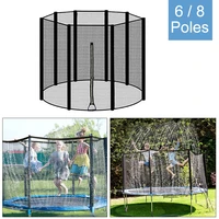trampoline protective net durable anti fall nylon trampoline safety net protection fence children injury prevention trampoline