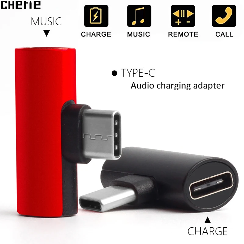 Chery Dual type C Jack аудио 2 в 1 USB адаптер для наушников samsung Xiaomi huawei Oneplus наушники Tipo