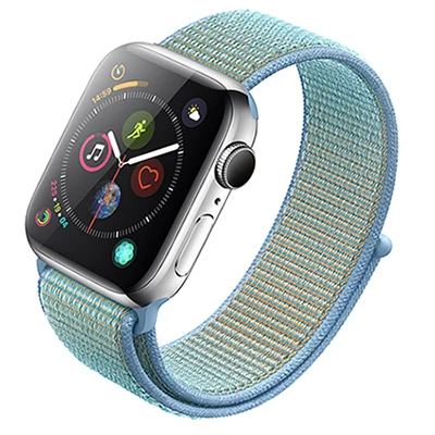 Нейлоновый ремешок для часов для Apple Watch Series 3 2 1 38 мм 42 мм мягкая дышащая Замена Спортивная петля для Iwatch Series 4 5 44 мм 40 мм - Цвет ремешка: color 11