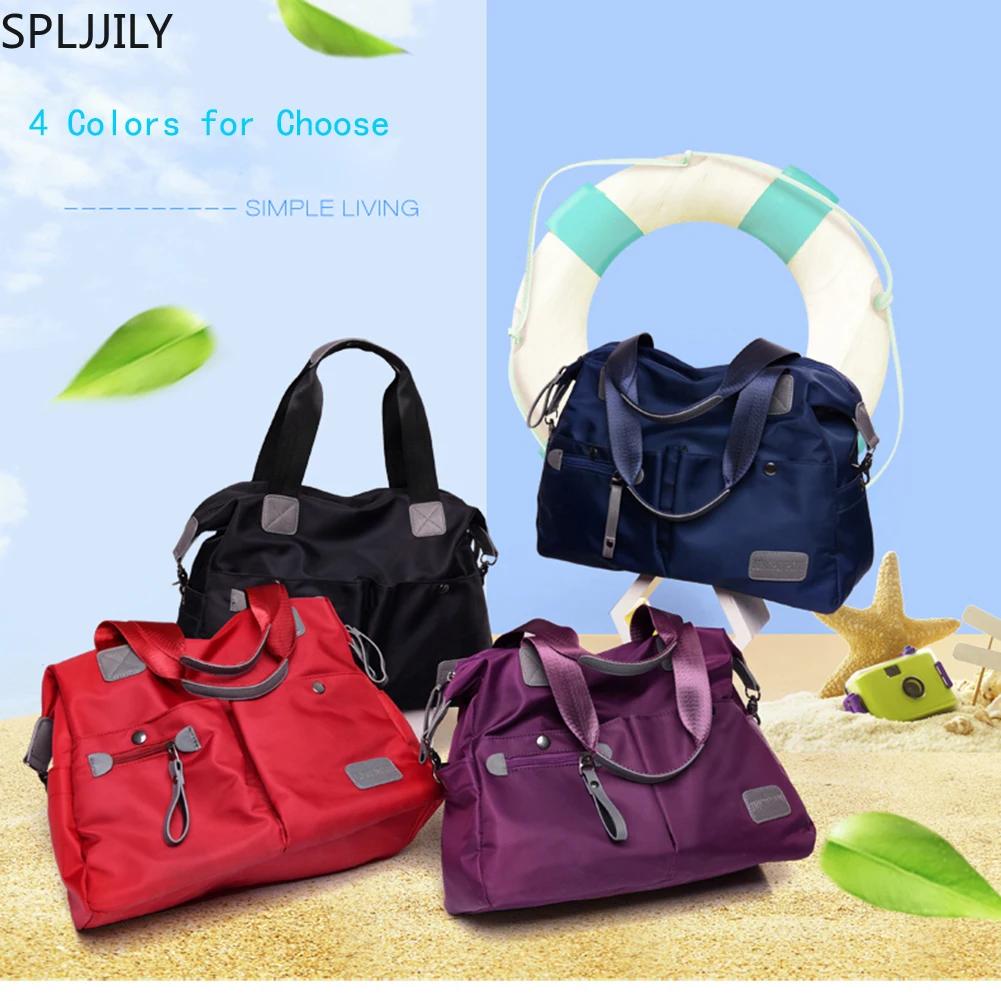 SPLJJILY модная женская сумка через плечо нейлоновая большая емкость несколько