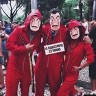 La Casa De Papel деньги Heist Костюмы для косплея House of Paper Сальвадор Дали, маскарадный костюм по мотивам мультфильма маски на Хэллоуин Рождество подарки