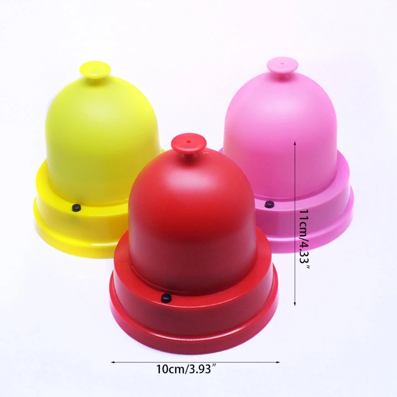 

4pcs Automatic Dice Roller Cup Domes Hand Shaking for Party Game Play KTV Bar X5XE