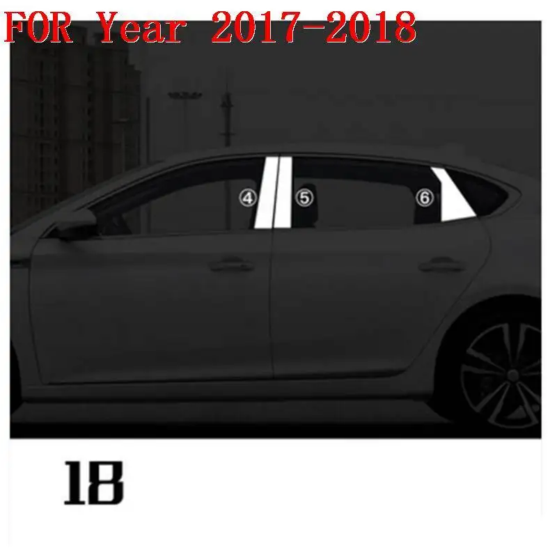 Оконный корпус автомобиля Авто Модернизированный Стайлинг модификация протектор 11 12 13 14 15 16 17 18 для Morris garaves MG 6 - Цвет: MODEL H