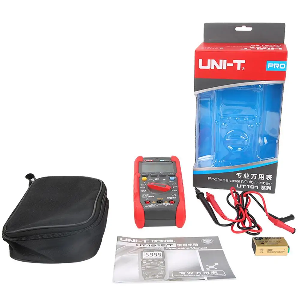 UNI-T UT191E Цифровой Высокоточный мультиметр UT191T IP65 Водонепроницаемый