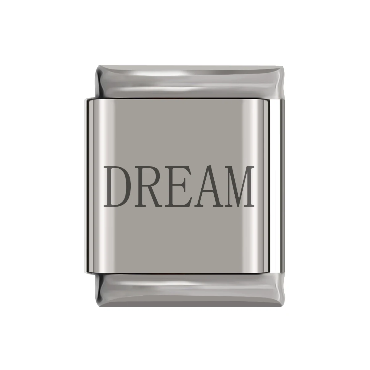 DREAM Hapiship,, Маргаритка, любовь, Вера, надежда мечта, счастье, буква, шарм, подходит для 13 мм, браслет, нержавеющая сталь, изготовление ювелирных изделий, DJ038 - Окраска металла: DREAM