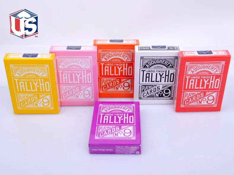 Tally Ho обратный Роза карточные игры вентилятор обратно красочные палубе Ellusionist