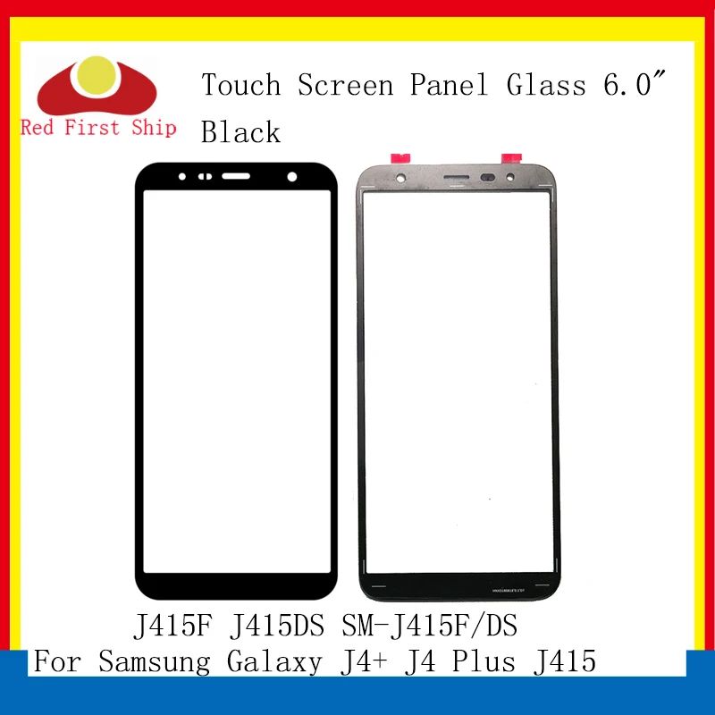 10 шт./лот сенсорный экран для Samsung Galaxy J4 + Plus J415 J415F J415DS Сенсорная Панель переднее