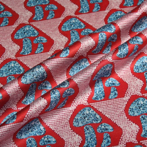 Цифровая Струйная шелковая ткань шириной 105 см измеритель 20 мм стрейчевая