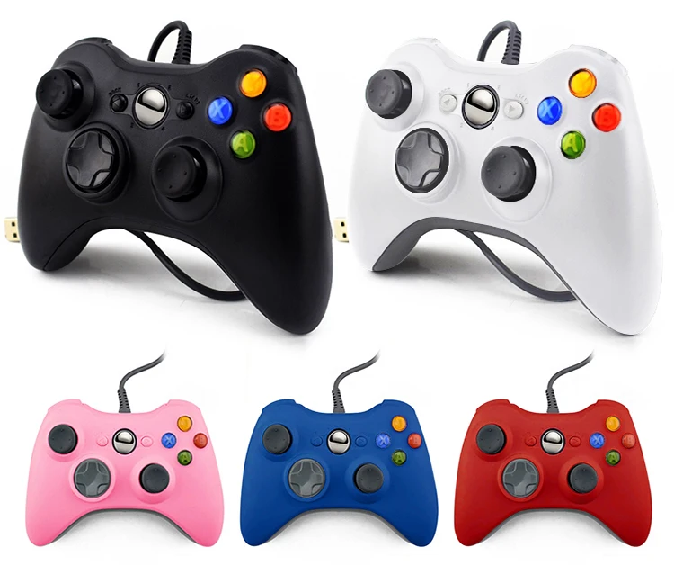 Данных лягушка USB проводной геймпад для Xbox 360/тонкий контроллер для Windows 7/8/10 microsoft ПК контроллер Поддержка для паровой игра