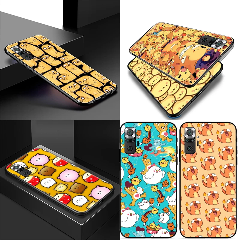 

Cartoon Cute Bunny Dog Elf Phone Case For Xiaomi Redmi Note 10 Pro Max 10S 10T 5G Coque Carcasa Cases Back Cover