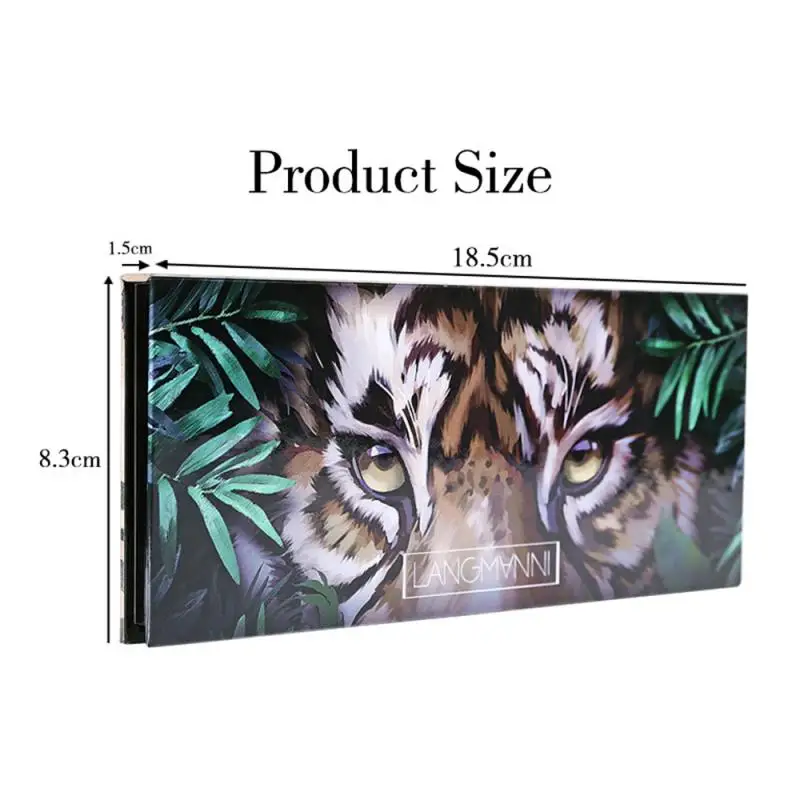 LANGMANNI Perfect Tiger 14 цветов палитра теней для век матовые перламутровые глаза макияж