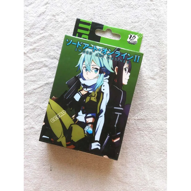 

Anime Sword Art Online Poker Cards Printed With Kirigaya Kazuto and Yuuki Asuna for Cosplay Accessories or Gift Collection