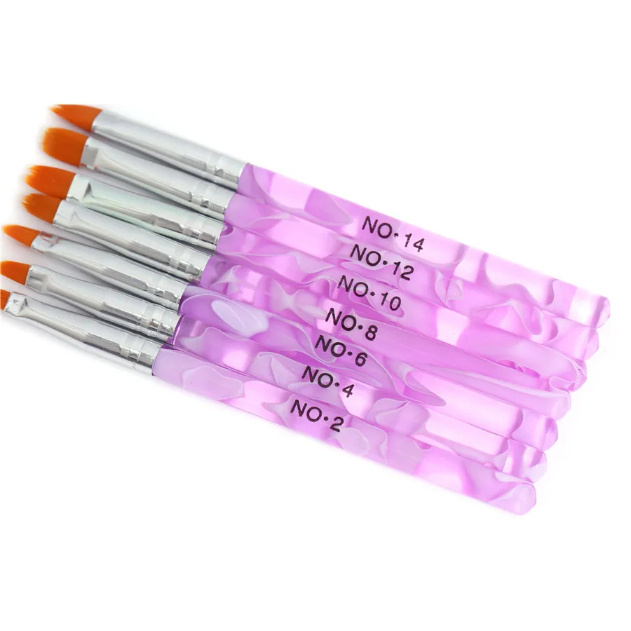 Кисть лайнер ручка для рисования акриловая кисть ногтей градиентный маникюр