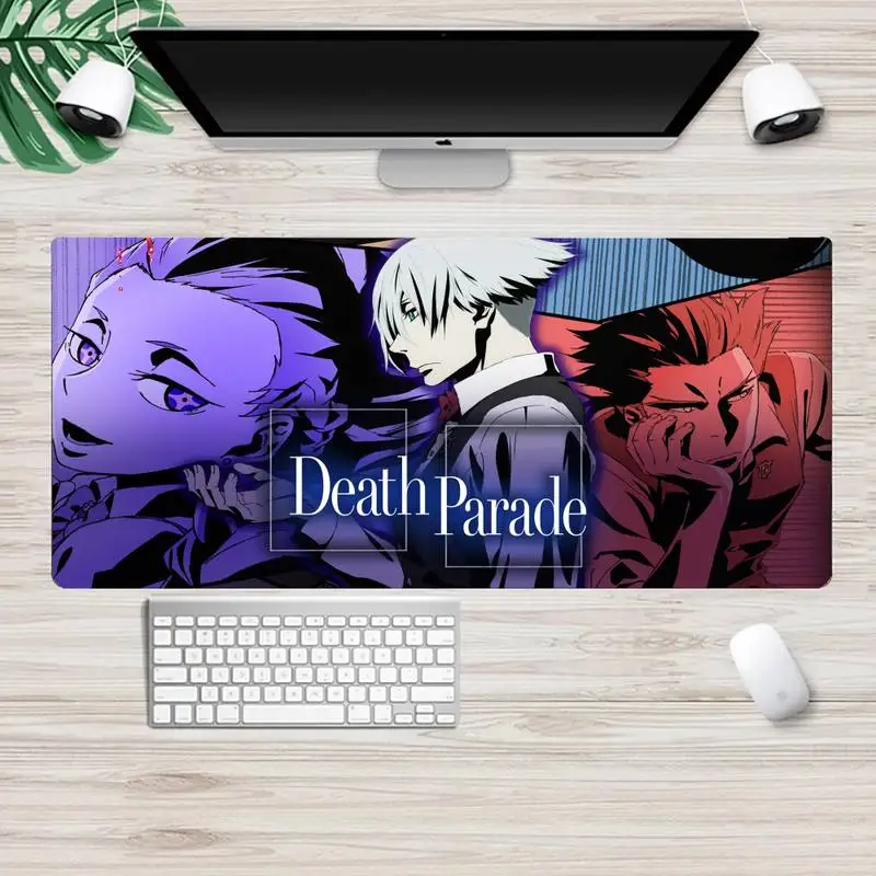 

Смертельный парад по индивидуальному заказу игровой коврик для мыши для ноутбука XL Большой геймер клавиатура PC стол коврик Takuo планшетный к...