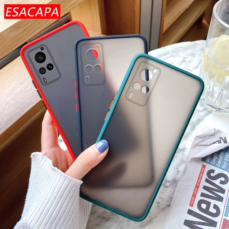 Прозрачный Силиконовый противоударный чехол для Vivo X60 Pro Plus IQOO NEO 5 7 защитный Y51 Y31