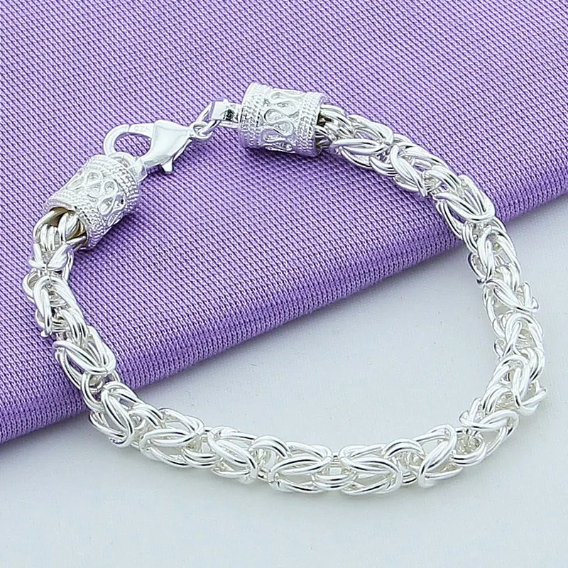 Браслет цепочка из серебра 925 пробы для женщин и мужчин|bracelets for|chain braceletbracelets for women