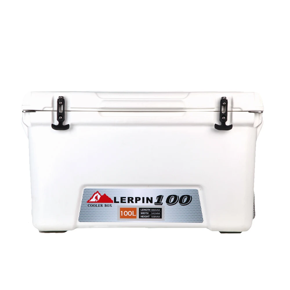

100L Plastic Ice Box Big Ice Fishing Cooler Rotomolded Cooler