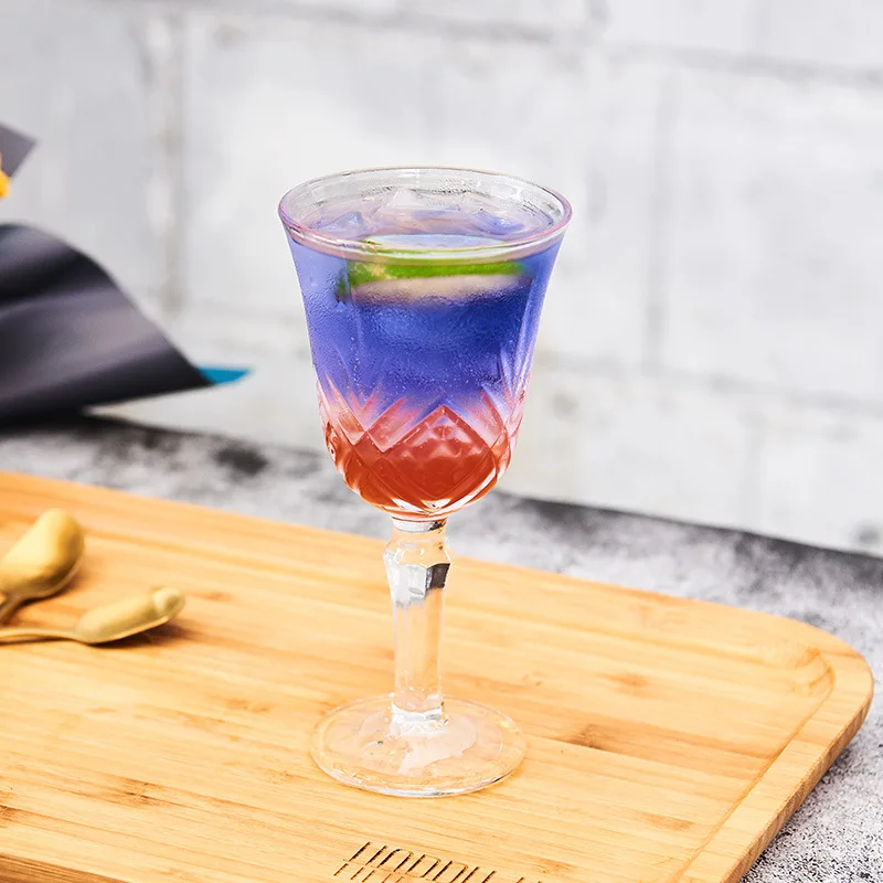 Бокал с алмазной гравировкой бокал для вина 150-230 мл Хрустальное стекло искусство