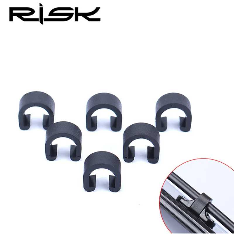 30 шт./пакет велосипед с типа пряжки Пластик Тормозная Линия тросы переключения