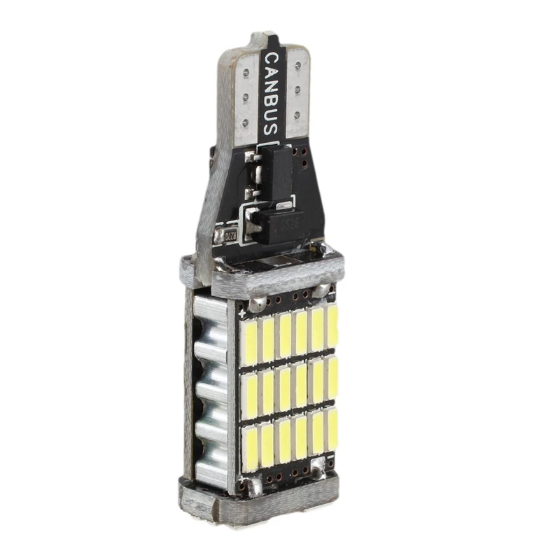 2 шт. Автомобильные светодиодные лампы T15 W16W 45 SMD 4014 6000 К | Спорт и развлечения