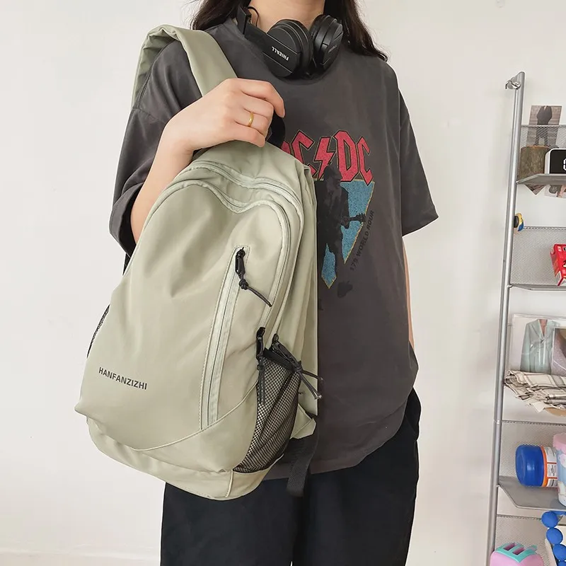 Модный женский рюкзак, нейлоновые водонепроницаемые школьные сумки для девочек, вместительные дорожные школьные рюкзаки