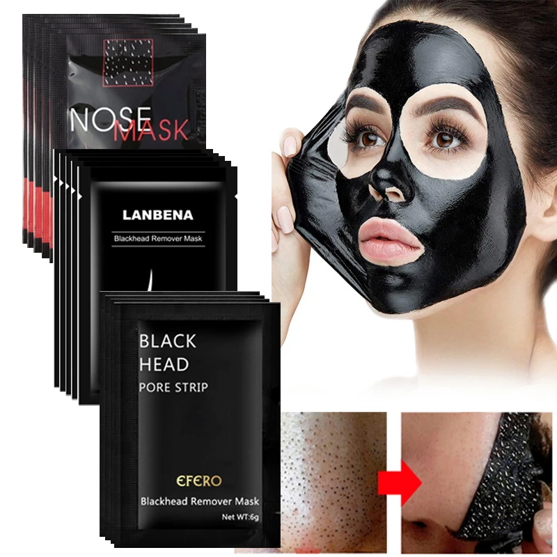 10/1" унисекс" из маска для удаления угрей нос Уход за кожей лица маска для очищения пор пилинг черная маска, для лечения прыщей, черная головка, глубокое очищение и уход за кожей