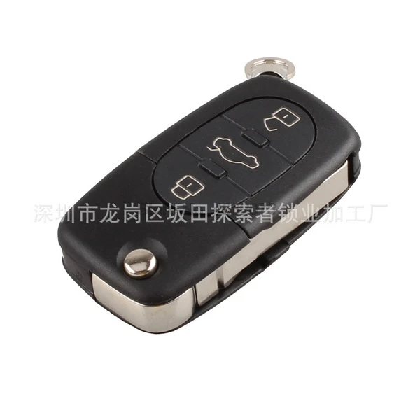 От DHL 100 шт. новый 3 кнопки складной откидная оболочка ключа дистанционного
