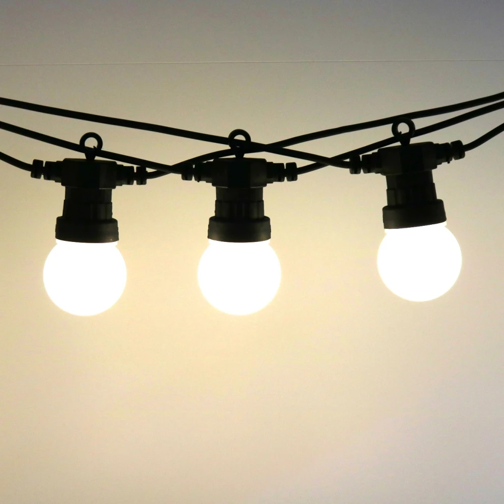 Водонепроницаемые наружные гирлянды G50 с 10/20 светодиодный лампы накаливания