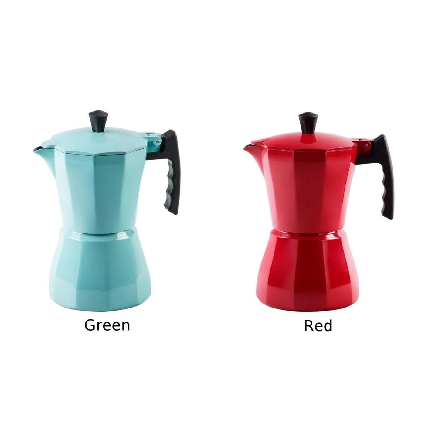 Алюминиевая кофеварка для приготовления итальянского мокко Перколятор плита