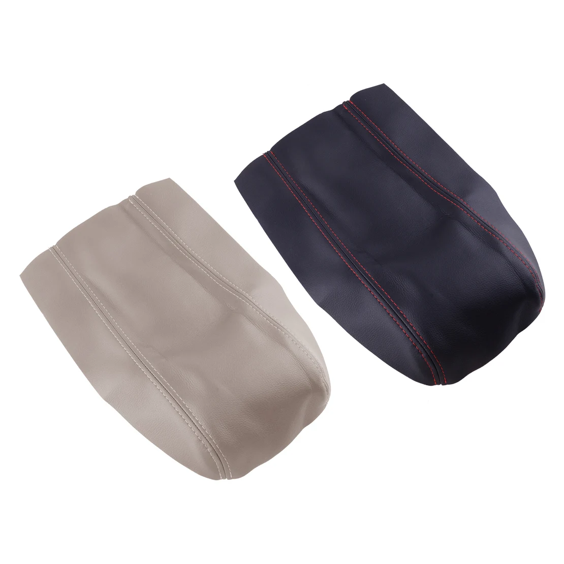 

Car Front Center Console Armrest Cover Synthetic Leather Decor Fit for Toyota Prius 2010 2011 2012 2013 2014 2015 Black/ Beige