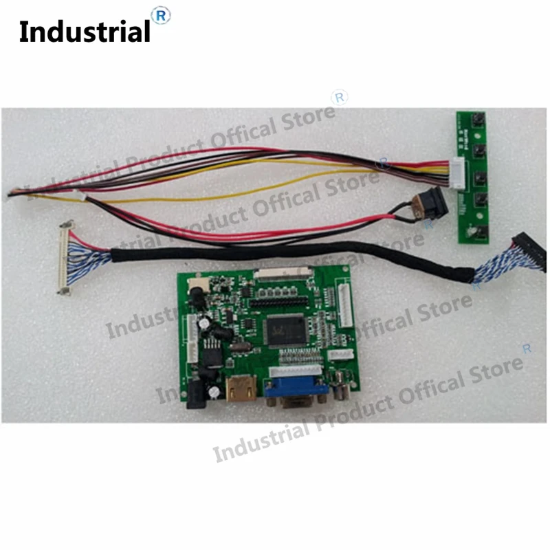 HDMI + VGA 2AV LCD TTL LVDS плата контроллера работает с большим количеством ЖК панели 50PIN