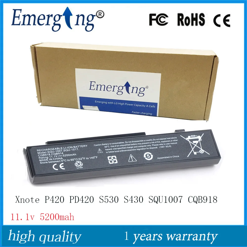Высокое качество нового ноутбука Батарея для LG XNote P420 PD420 S530 S430 SQU-1007 CQB918 |