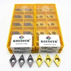 Токарный инструмент DCMT070204 DCMT11T304, твердосплавная металлическая токарная пластина, инструмент для ЧПУ