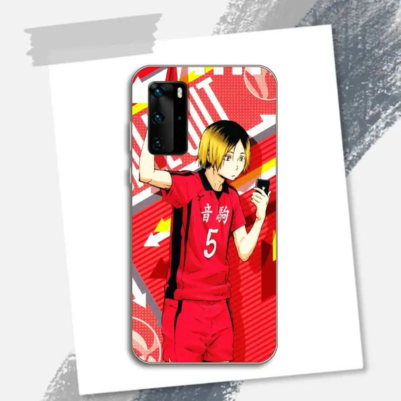 

Anime Kenma Kozume Of Haikyuu Phone Case Transparent for Huawei P honor 8 10i 20 30 40 smart 2019