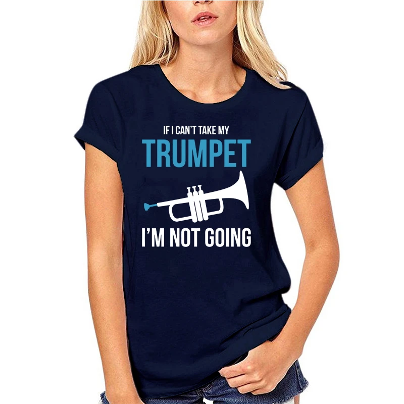 

Men Tshirt If I can't Take My Trumpet Cool Cool Printed T-Shirt Tees Top