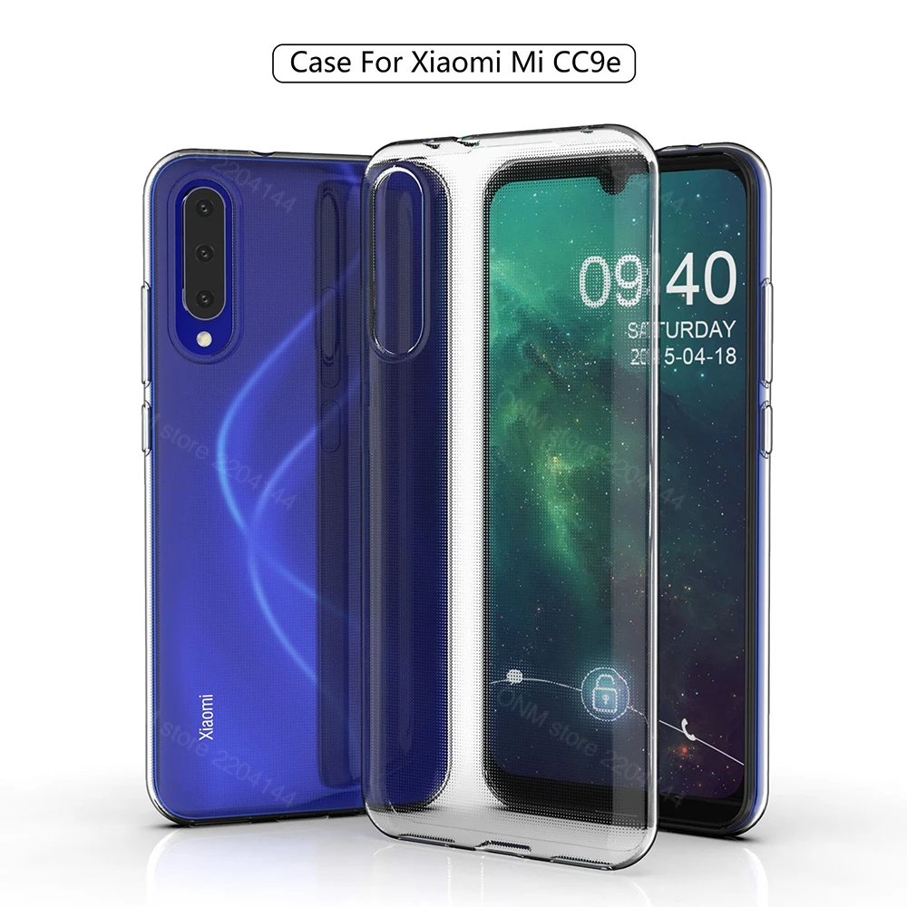

Case For Xiaomi Mi CC9e TPU Silicon Clear Fitted Bumper Soft Case for Xiaomi Mi CC9e Transparent Back Cover