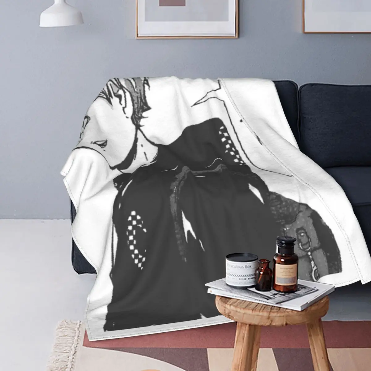 

Tsukisрядом-Manta a cuadros para cama, colcha para sofra, manta de пикник, colcha para cama