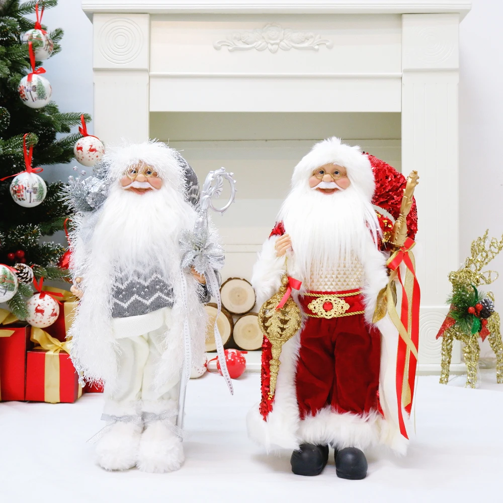 Большой Санта-Клаус плюшевые куклы игрушка украшение для елки подарок рукоделия