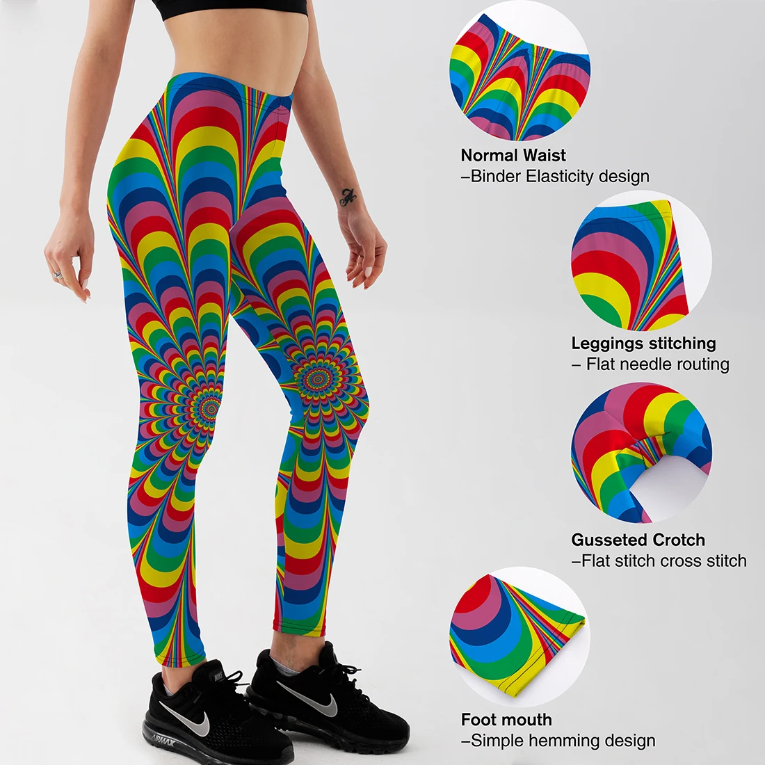 Женские леггинсы Qickitout горячая Распродажа 2016 сексуальные для фитнеса с принтом