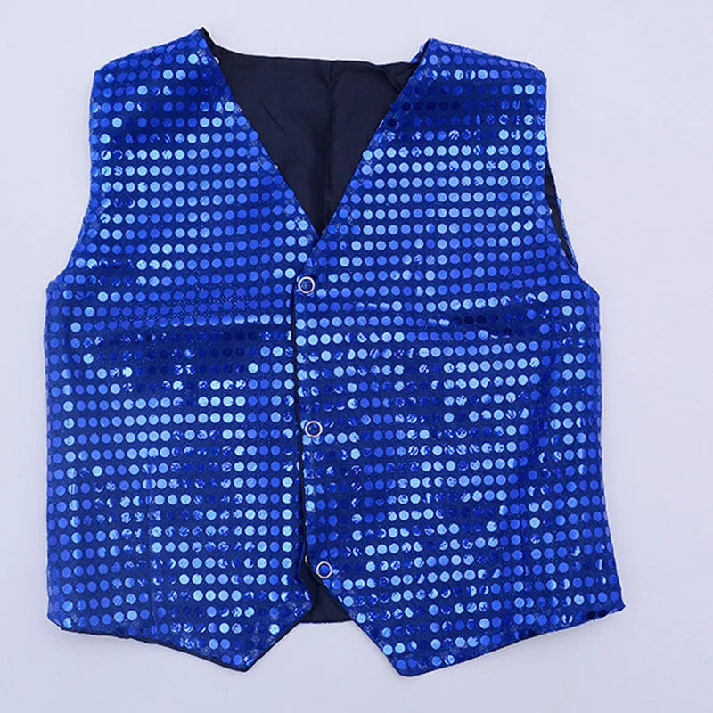 Блестящий хор искусственный жилет костюм для вечеринки танцевальная одежда