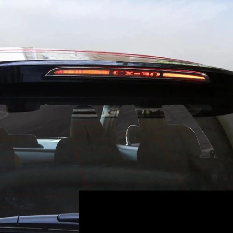 

Car Stainless Steel High-Position Brake Light Cover Sticker Trim Frame for Mazda Cx30 Cx-30 2020 2021