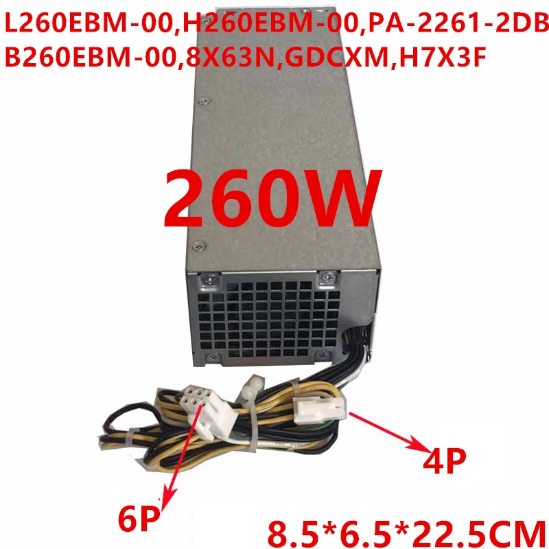 

Новый блок питания для Dell 3050, 3060, 5060, 7060, 6Pin, 260 Вт
