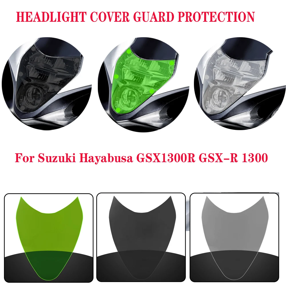 For Suzuki Hayabusa GSX1300R GSXR1300 GSX-R 1300 2020-2022 Motorcycle Headlight Grille Guard Cover Protector Screen Shield Lens