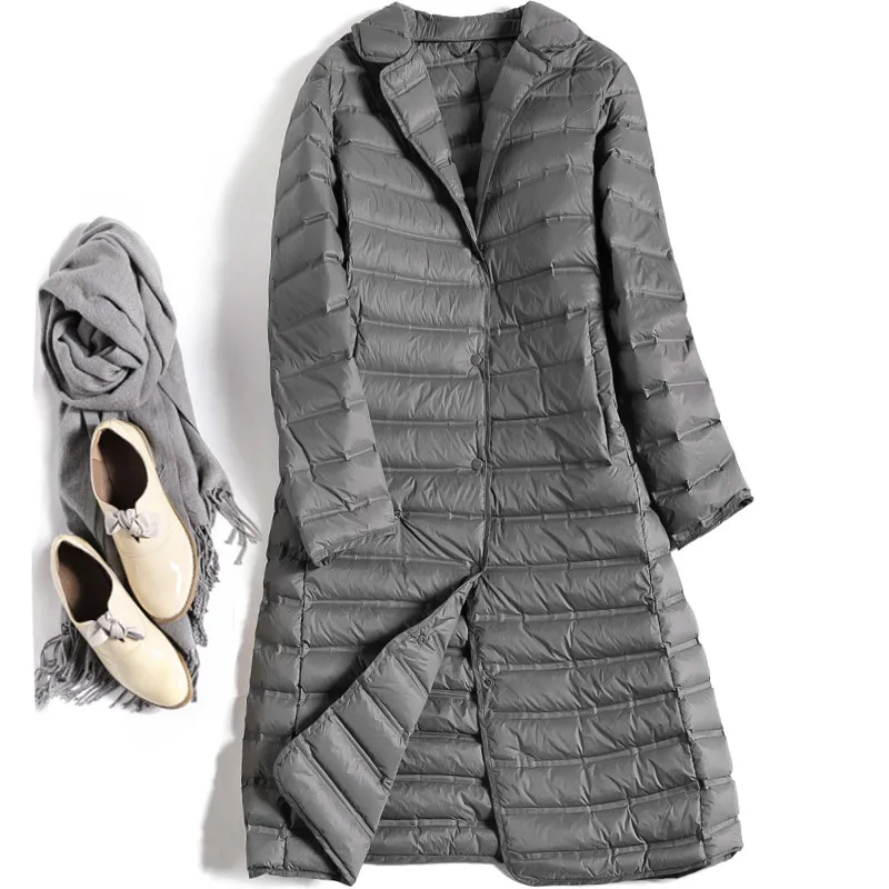 Женское длинное пальто Sanishroly с воротником ульсветильник кое пуховое парка