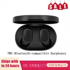 TWS Bluetooth-наушники с зарядным устройством, Беспроводные стереонаушники, водонепроницаемые наушники-вкладыши, гарнитура с микрофоном A6S