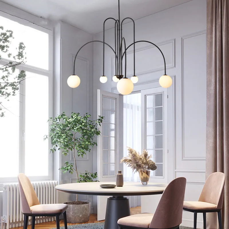 

Gran Finale Suspension Lights Nordic sputnik chandelier minimalist ball chandelier creative study art home interior lighting