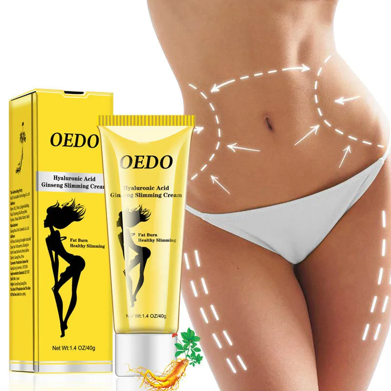 

Hyaluronic Acid Ginseng Slimming Cream Whitening Cream To Reduce Cellulite Weight Loss Burning Fat Slimming Cream