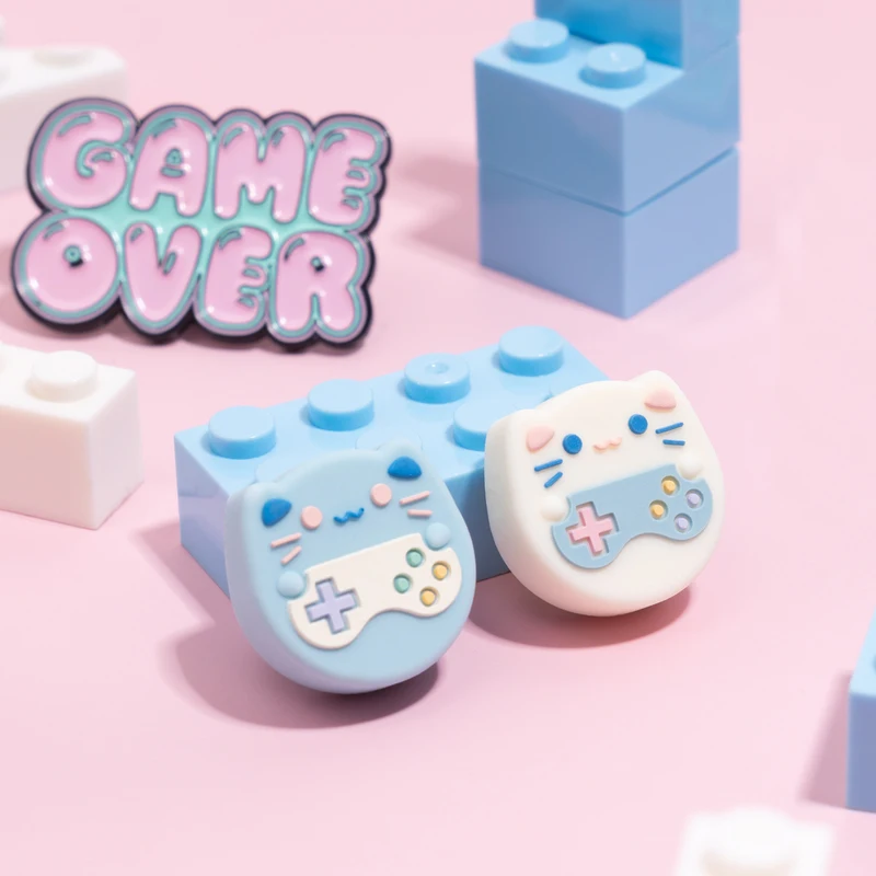 Мягкий защитный чехол для джойстика игровой кошки с зажимом большого пальца